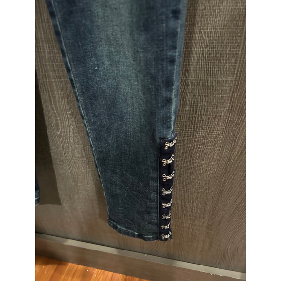 Seven 7 jeans demon size 12 mid Rise Skinny - Picture 3 of 14